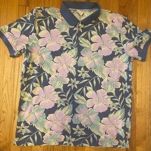 Brooks Brothers 1818 Floral Polo Unique Lily Print